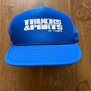 TRUCKS & PARTS of Tampa Royal Blue Foam Trucker Hat rope hat
